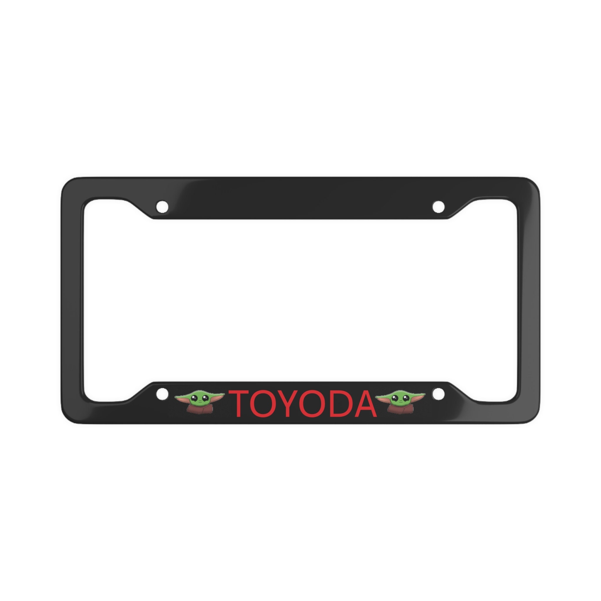 TOYOTA License Plate Frame, TOYODA Aluminum License Plate Frame, Baby ...
