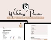 Notion Wedding Planner Template, Budget, Timeline (Digital Download)