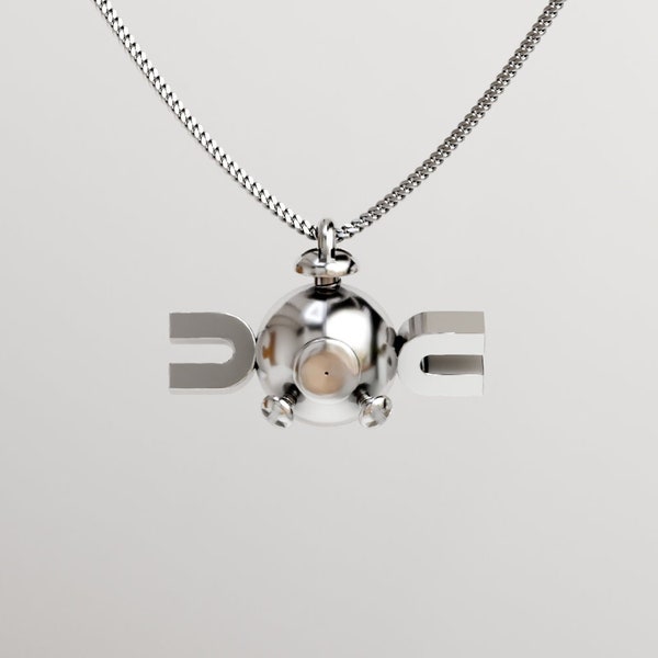 Magnemite Pendant - Magnemite Necklace - Magnemite Jewelry - Pokemon Pendant - Legendary Pokemon - Gifts for Pokemon Fans - Pokemon Jewelry