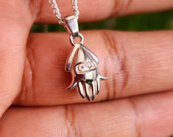 Super Mario Sunshine Jewelry - Squid 3D style - Sterling Silver 925 Necklace