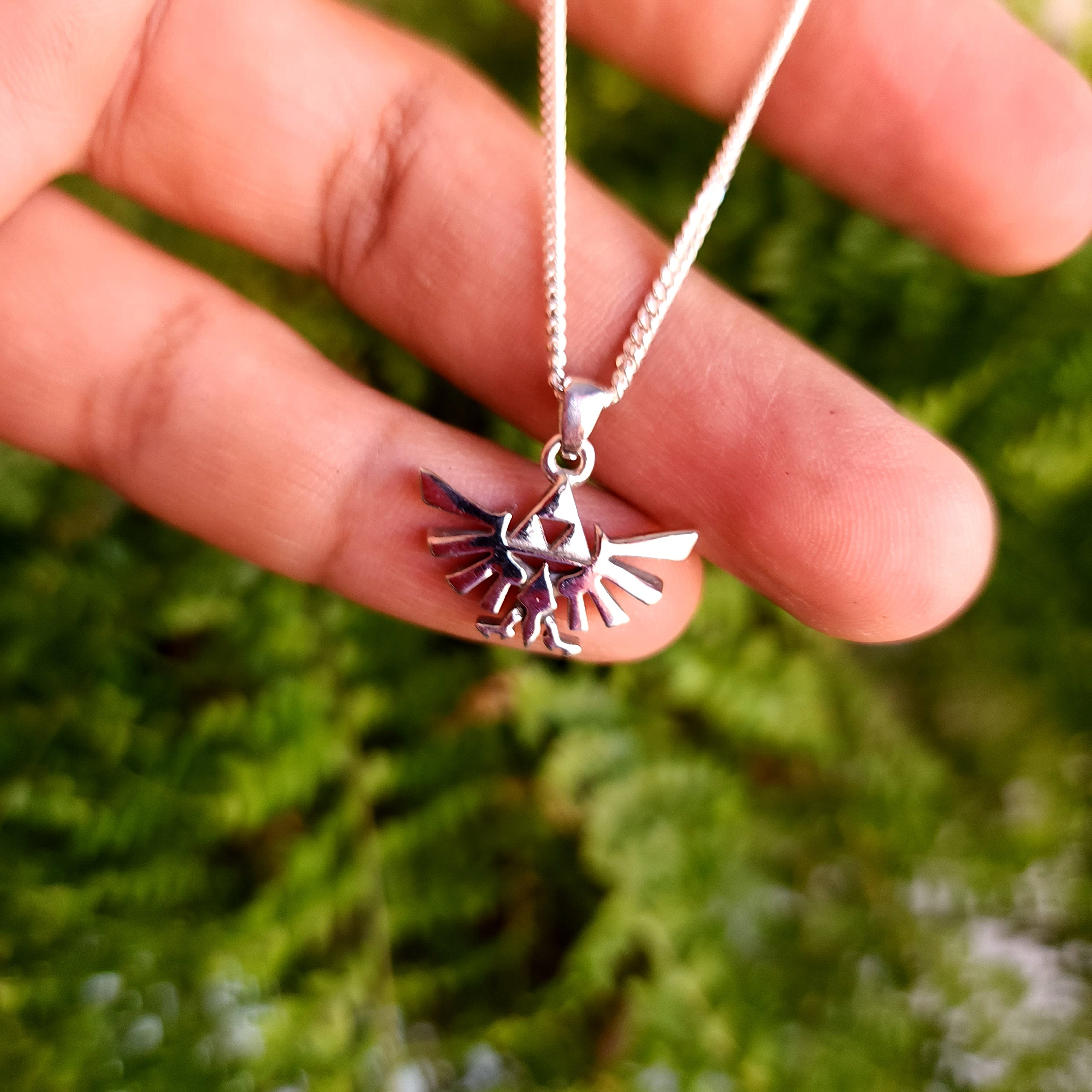 Triforce Pendant Triforce Necklace Zelda Triforce Crest Etsy