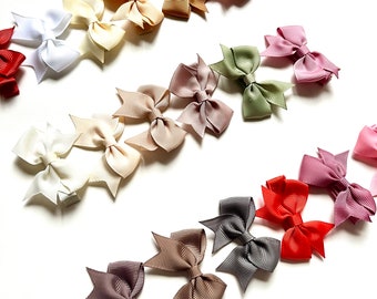Set of 10  Bows Hair Clips,Hair Clips for Girls Toddler Infant Baby,Set of Pastel shade HairClips,Cute Hair bows,Bow clips,shower gift
