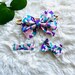 Baby Girl Bows Light Blue Knit Sac main image 0