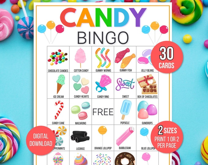 Candy Land Bingo Printables