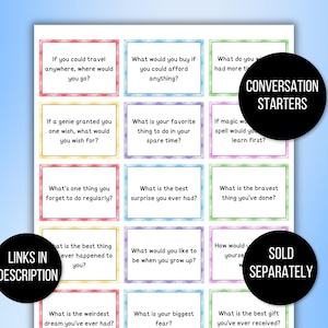 Would You Rather Questions for Kids, Conversation Starters, Road Trip Games, Family Friendly Game, Funny Questions Game, Funny Kid Game
