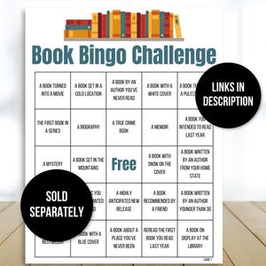 Book Club Icebreaker Game, Book Club Game, Book Club Icebreaker, Book Club Game, Book Lover Game, Book Game, Book Club Activity, Book Game