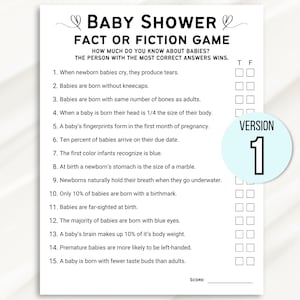 Baby Shower Trivia Game, Baby Trivia Game, Trivia Questions Baby Shower, Trivia Questions For Couples Baby Shower, Fun Baby Shower Games