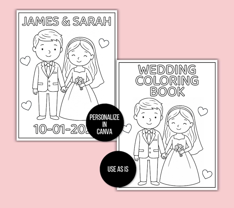 Wedding Coloring Book, Wedding Coloring Pages, Wedding Coloring Sheets, Kids Wedding Coloring Book, Wedding Activity Book for Kids, Wedding