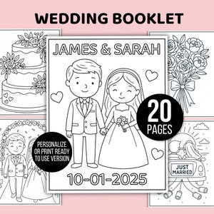 Wedding Coloring Book, Wedding Coloring Pages, Wedding Coloring Sheets, Kids Wedding Coloring Book, Wedding Activity Book for Kids, Wedding
