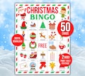 Christmas Bingo, 50 Christmas Bingo Cards, Christmas Games,  Christmas Activity, Kids Christmas Party Game, Christmas Classroom Activity