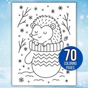 Winter Coloring Pages, Winter Coloring Book, Winter Coloring Sheets, Christmas Coloring Pages, Kids Winter Coloring Pages, Winter Activities