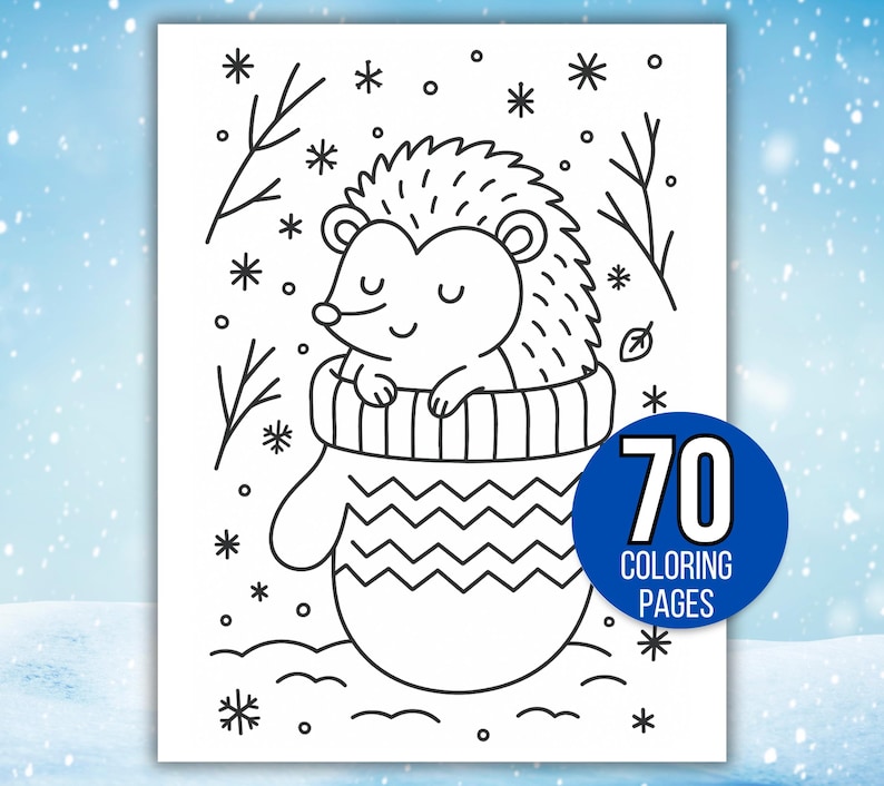 Winter Coloring Pages, Winter Coloring Book, Winter Coloring Sheets, Christmas Coloring Pages, Kids Winter Coloring Pages, Winter Activities