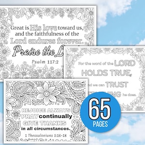 Bible Verse Coloring Pages, Bible Coloring Pages, Christian Coloring Book, Christian Coloring Sheets, Religious Coloring Pages, Bible, Bible