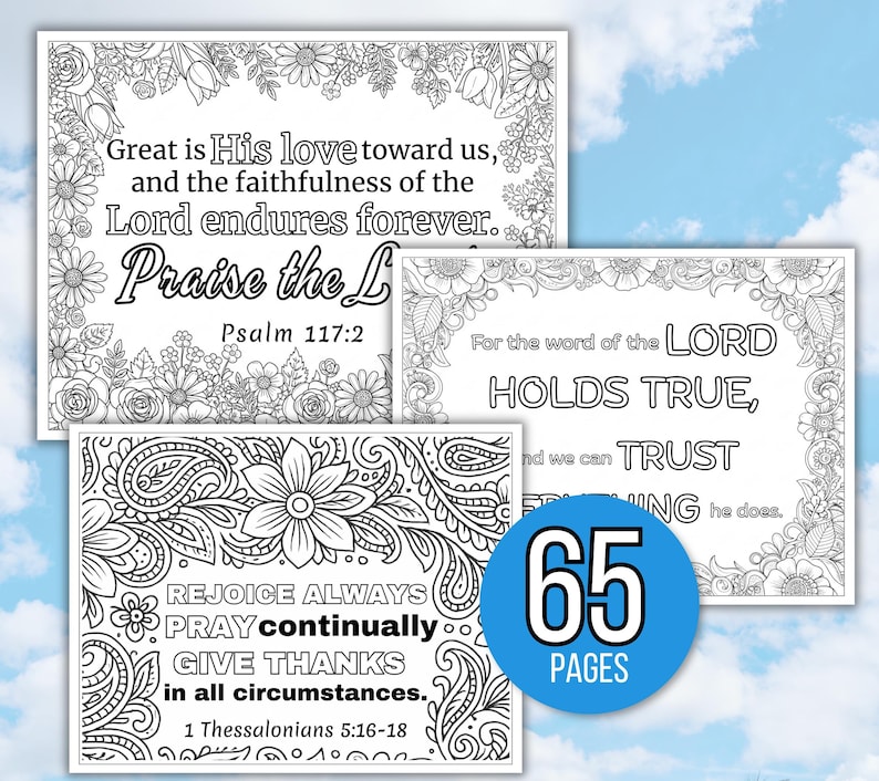 Bible Verse Coloring Pages, Bible Coloring Pages, Christian Coloring Book, Christian Coloring Sheets, Religious Coloring Pages, Bible, Bible