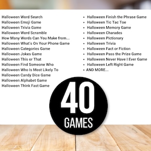 Halloween Games, Halloween Party Games, Halloween Activities, Halloween Games for Kids, Halloween Printable, Halloween Activities Bundle