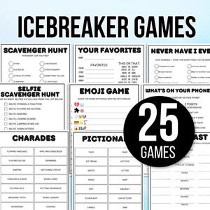 Icebreaker Games, Ice Breaker Games, Team Building Game, Roll and Tell Game, Getting to Know You Game, Icebreaker Questions, Happy Hour Game
