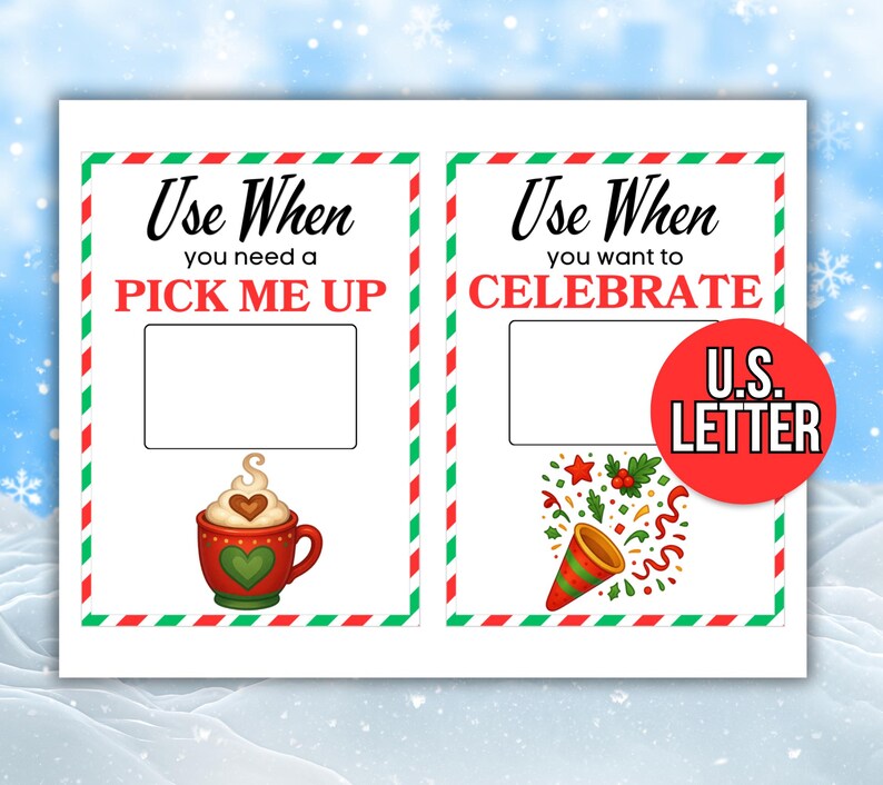 Christmas Gift Card Book, Printable Gift Card Book, Christmas Card Holder, Christmas College Care Package Kit, Personalized Gift Card Holder