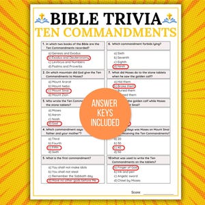 Bible Trivia Games Bundle, Bible Games, Bible Trivia Night Games, Bible Trivia Games Set, Bible Game Night, Bible Quizzes, Bible Trivia Pack