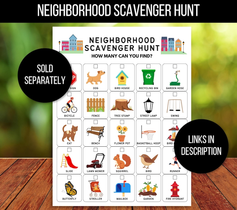 Nature Scavenger Hunt for Kids, Outdoor Nature Scavenger Hunt, Hike Activity, Nature Hunt, Kids Outdoor Activity, Nature Walk Activity
