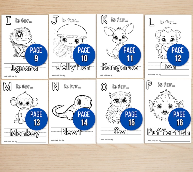 ABC Coloring Book Baby Shower Game, ABC Book Baby Shower Activity, ABC Baby Shower Coloring Book, Baby Shower Game Bundle, Baby Activities