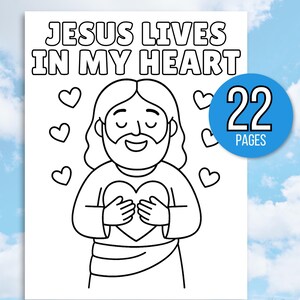 Kids Bible Coloring Pages, Jesus Loves Me Coloring Pages, Jesus Coloring Pages, Sunday School Coloring Pages, Christian Coloring, God's Love