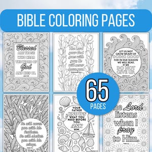 Bible Verse Coloring Pages, Bible Coloring Pages, Christian Coloring Book, Christian Coloring Sheets, Religious Coloring Pages, Bible, Bible