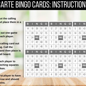 300 Bingo Cards, 6 per Page, Fun Party Game, Classroom Activity, Bingo ...