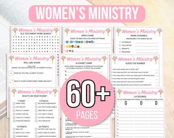 Women's Ministry Games, Women's Retreat Games, Bible Games, Sunday School Games, Bible Study Games, Bible Trivia Games, Bible Activities