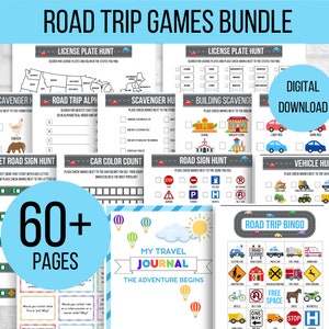 Printable Kids Travel Activities, Kids Travel Game, Travel Busy