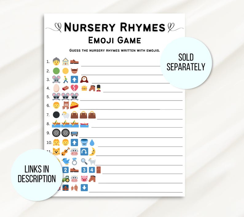 Baby Shower Emoji Game, Emoji Baby Shower Game, Baby Emoji Game, Baby Phrases Emoji Game, Baby Shower Games Printable, Emoji Baby Sprinkle
