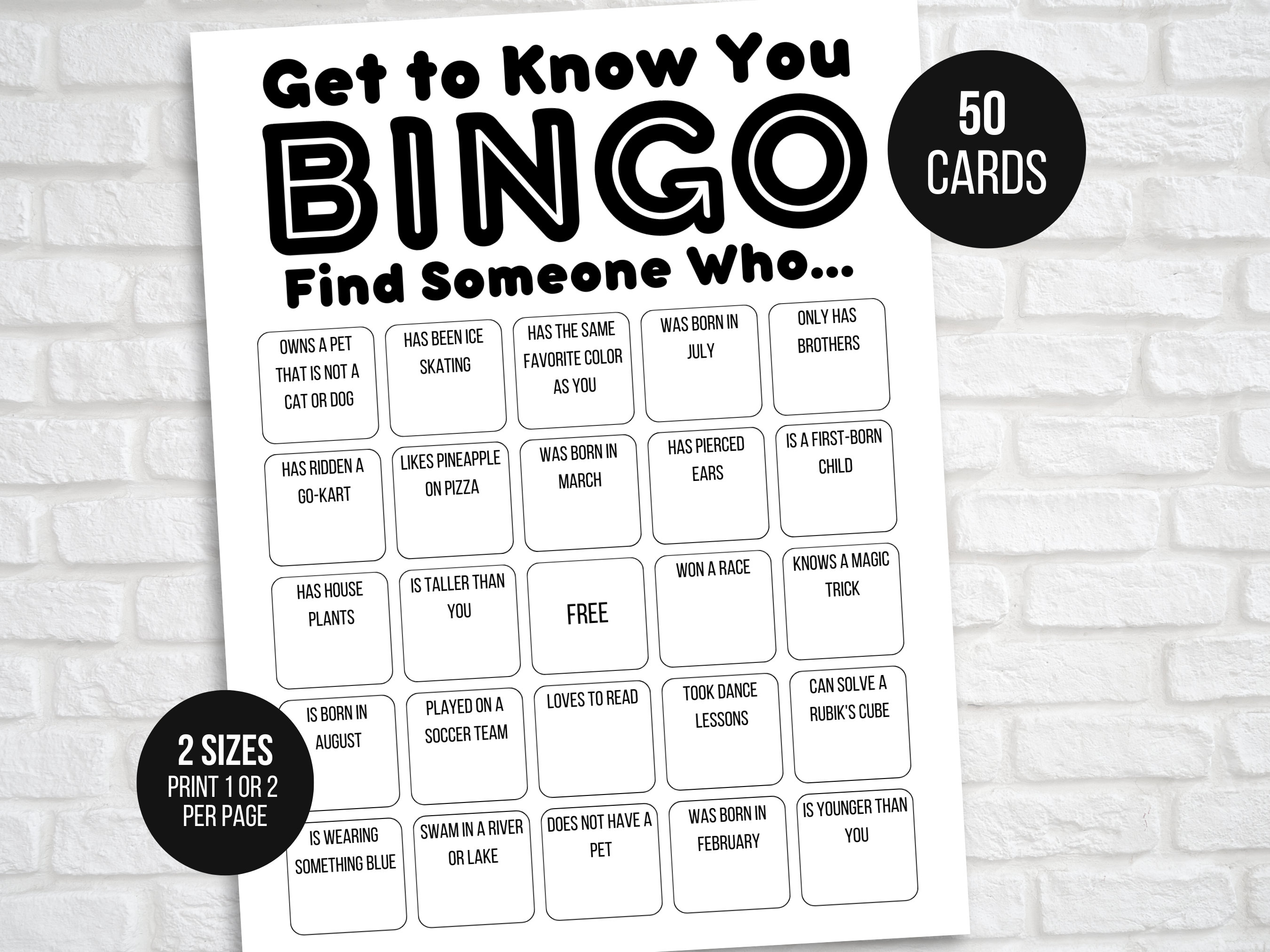 Icebreaker Games Bundle Ice Breaker Games Ice Breaker Questions Office  Party Games Happy Hour Games Printable Games ICE01 