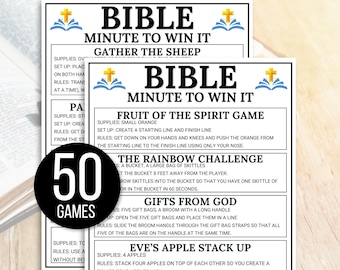 聖書ミニッツ・トゥ・ウィン・イット・ゲーム、聖書ミニッツ・トゥ・ウィン・イット・パーティーゲーム50選、聖書研究ゲーム、日曜学校ゲーム、ユースグループゲーム、教会ゲーム