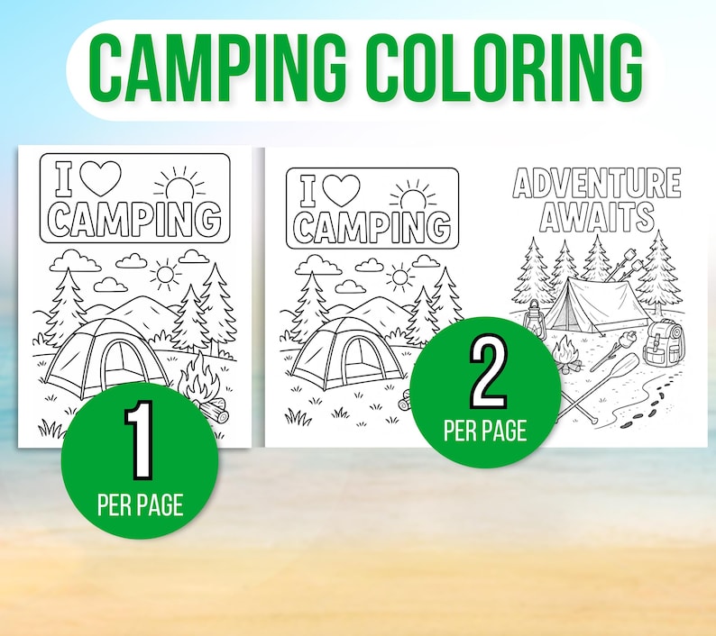 Camping Coloring Pages, Camping Coloring Book, Camping Coloring Sheets, Camping Coloring Pages, Summer Coloring Pages, Camping Activities