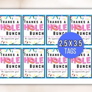 Appreciation Tags, Employee Appreciation Tags, Staff Appreciation Tags, Appreciation Food Tags Bundle, Appreciation Week Tags, Thank You Tag