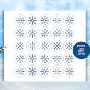 Winter Bingo, 60 Winter Bingo Cards, Winter Games, Winter Activity For Kids, Kids Winter Party Game, Winter Classroom Activity, Winter Games image 7