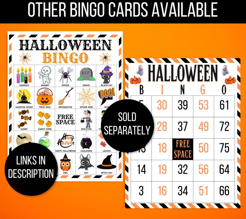 Buy Halloween Get to Know You Bingo, Halloween Bingo, Halloween Games