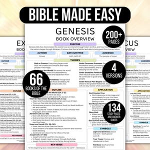 Womens Bible Study Guide, Printable Womens Bible Study Guide for Reflection, Bible Book Summary, Womens Bible Study Planner, Bible Summary
