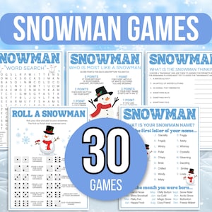 Jogos de boneco de neve, jogos de festa de inverno, jogos de festa de boneco de neve, jogos de festa de classe de boneco de neve, jogos de festa de classe de inverno, atividades de inverno, jogos de neve