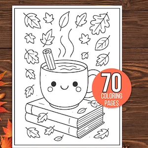 Fall Coloring Pages, Fall Coloring Book, Fall Coloring Sheets, Autumn Coloring Pages, Fall Coloring Pages for Kids, Autumn Activities, Fall