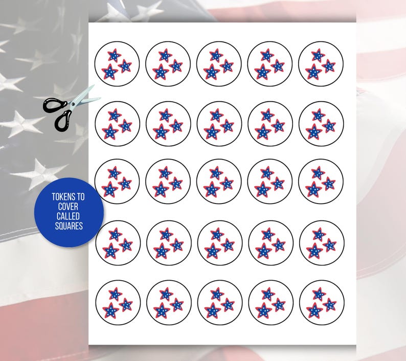 Music Bingo, Patriotic Music Bingo, Fourth of July Bingo Cards, Patriotic Bingo, Independence Day Bingo, 4th of July Game, Veterans Bingo