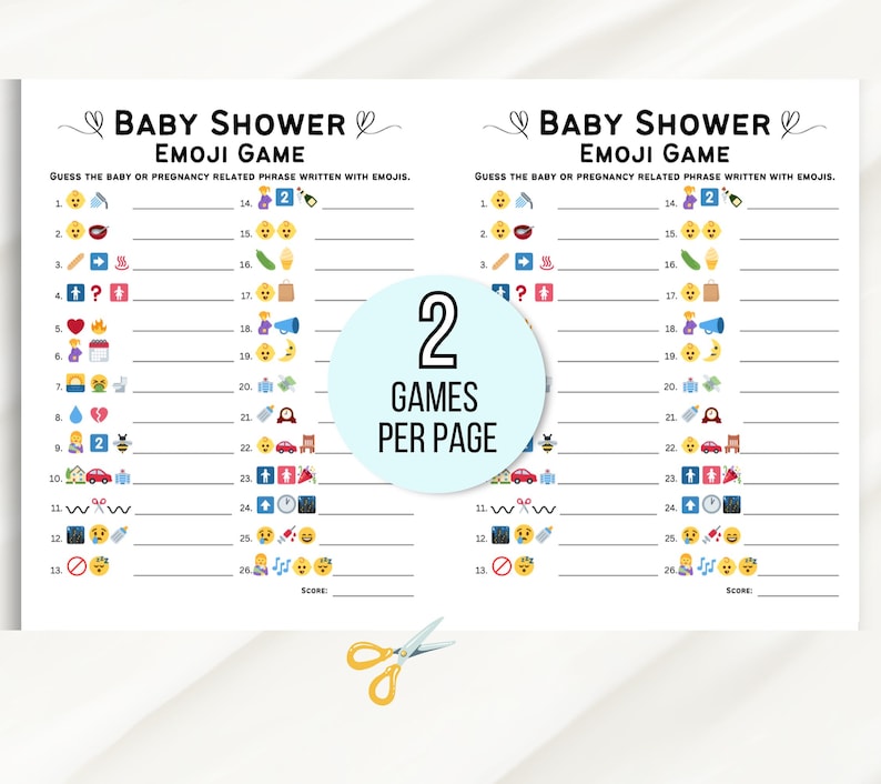 Baby Shower Emoji Game, Emoji Baby Shower Game, Baby Emoji Game, Baby Phrases Emoji Game, Baby Shower Games Printable, Emoji Baby Sprinkle