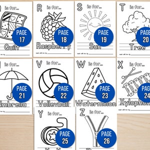 ABC Coloring Book Baby Shower Game, ABC Book Baby Shower Activity, ABC Baby Shower Coloring Book, Baby Shower Game Bundle, Baby Activities