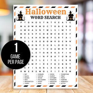 Halloween Games, Halloween Party Games, Halloween Activities, Halloween Games for Kids, Halloween Printable, Halloween Activities Bundle