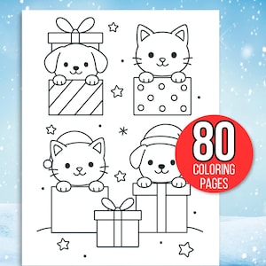 Christmas Coloring Pages, Christmas Coloring Book, Christmas Coloring Sheets, Winter Coloring Pages, Kids Christmas Coloring Pages, Winter