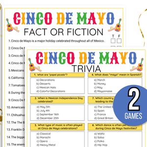 Jogo Cinco De Mayo, Trivia Cinco De Mayo, Jogo Fiesta, Jogos Trivia Cinco De Mayo, Jogo Fiesta Party, Jogo Cinco De Mayo Fato ou Ficção