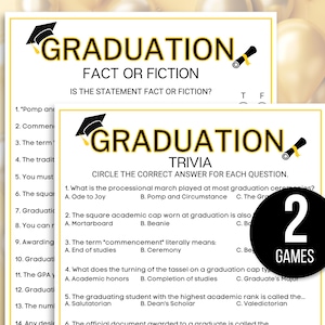 Trivia-spel afstuderen, afstudeerspel, afstudeerspelletjes voor kinderen, afstudeerfeestspel, afstudeerfeit of fictie, leuk afstudeerspel