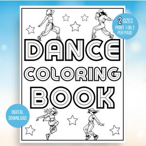 Dance Coloring Book, Dance Coloring Activity, Dance Coloring Book Activity, Dance Coloring Pages, Dance Coloring Sheets, Dance Book, Dance