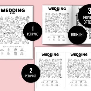Kids Wedding Activity Bundle, Wedding Activity Pack for Kids, Kids Wedding Book, Wedding Activity Kit for Kids, Kids Wedding Coloring Pages image 5