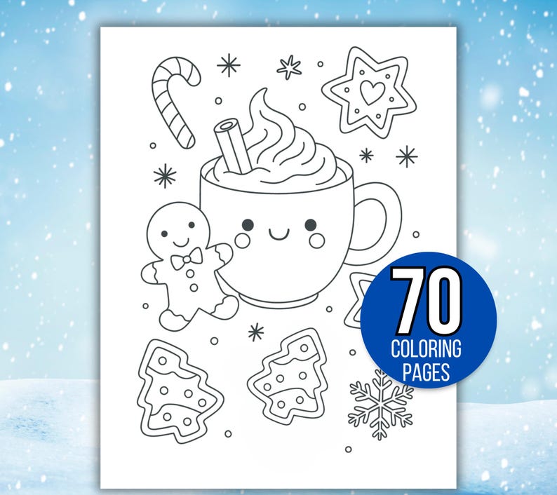 Winter Coloring Pages, Winter Coloring Book, Winter Coloring Sheets, Christmas Coloring Pages, Kids Winter Coloring Pages, Winter Activities
