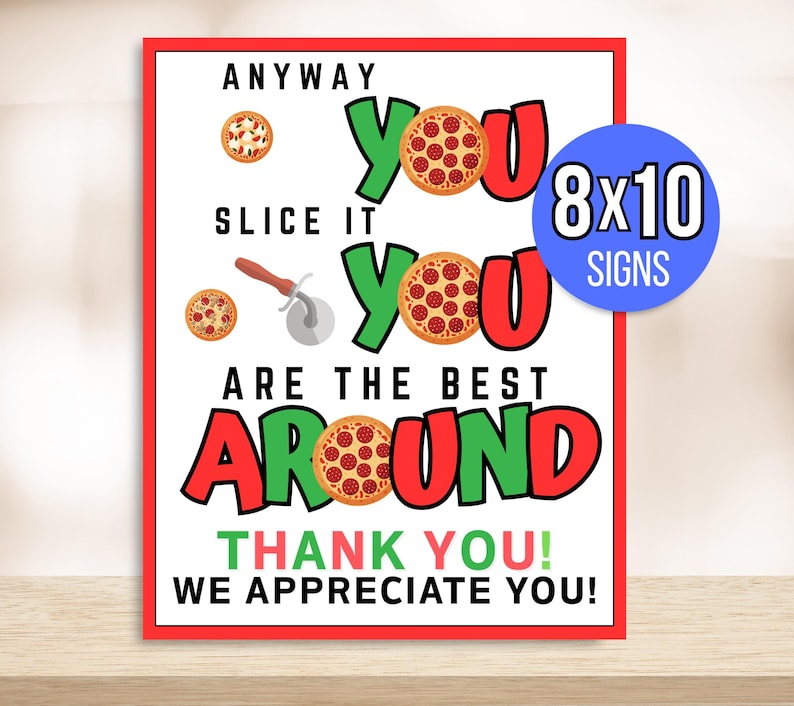 Printable Appreciation Signs, Staff Appreciation Signs, Appreciation Food Signs Bundle, Appreciation Week Signs, Thank You Signs, Nurse, PTA